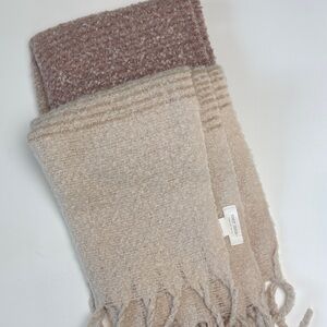 Mer Sea Cozy Oversized Wrap Travel Scarf Shawl Wrap Ruana Ombre & Stripes